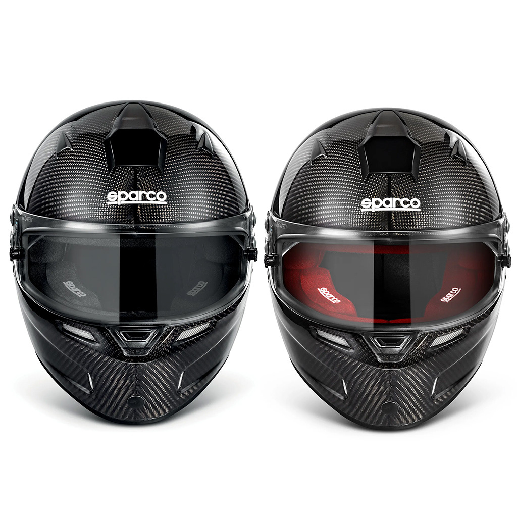 Sparco Air KF-7W Carbon Go-Kart/Karting/Racing/Race/Track Crash Helmet/Lid