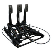 850 Series Pedal Assembly, 3 Pedal Underfoot with Slider System & False Floor Kit