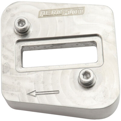 Aeroflow Weld-On Mass Air Flow Sensor Plate - Stainless Steel