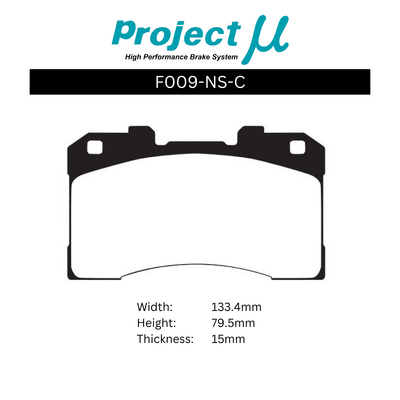 Project Mu Brake Pads - F009 (NS-C)