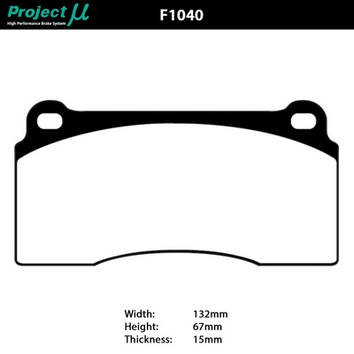 Project Mu Brake Pads - F1040-15 (HC+)