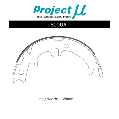 Project Mu Hand Brake Shoe - IS100A (D1 Drift Shoes)