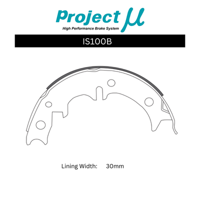 Project Mu Hand Brake Shoe - IS100B (D1 Drift Shoes)