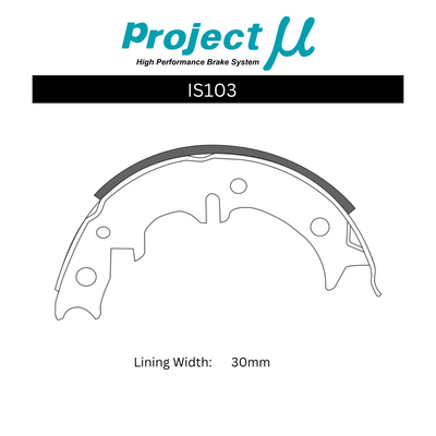 Project Mu Hand Brake Shoe - IS103 (D1 Drift Shoes)