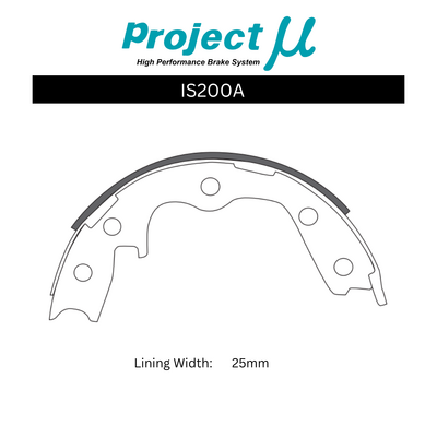 Project Mu Hand Brake Shoe - IS200A (D1 Drift Shoes)