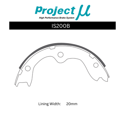 Project Mu Hand Brake Shoe - IS200B (D1 Drift Shoes)