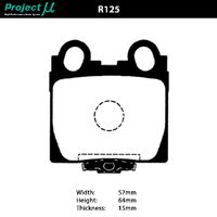 Project Mu Brake Pads - R125 (NS-C)