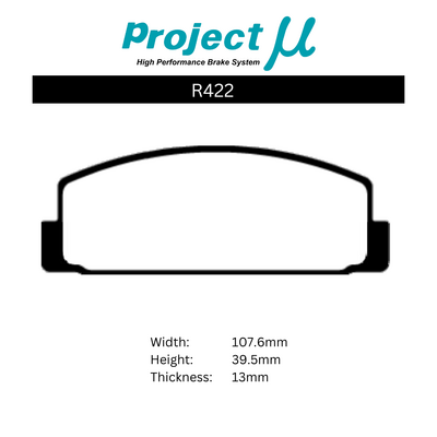 Project Mu Brake Pads - R422 (D1 Drift Pads)