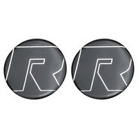 RTS Axle Decal Stick-on Plastic Moulded White Lettering Sold as Pair