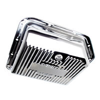 RTS Trans Pan Steel Ribbed Chrome Stock Depth GM Chev Holden TH350