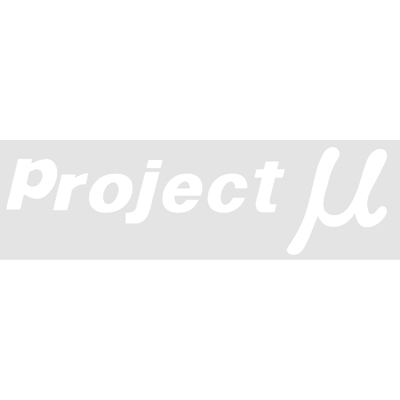 Project Mu Original Brake sticker -White  83×292mm