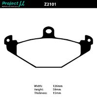 Project Mu Brake Pads - Z2101 (Street Performance)