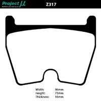 Project Mu Brake Pads - Z317 (NS-C)