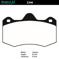 Project Mu Brake Pads - Z398 (Street Performance)