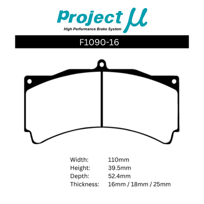 Project Mu Brake Pads - F1090